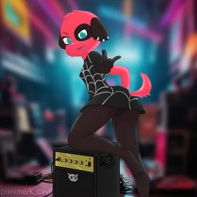 cherry (animal crossing), marshal (animal crossing) (animal crossing, nintendo) created by kumachi