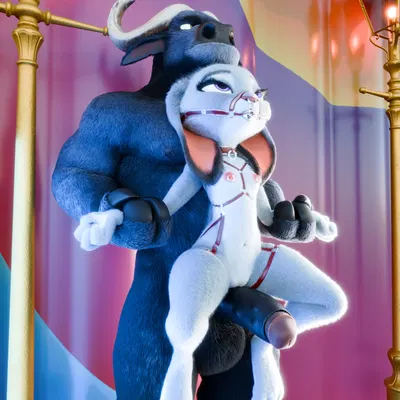 chief bogo, judy hopps (disney, zootopia) created by pochemu