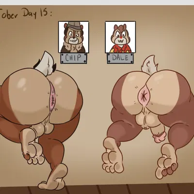 chip (disney), dale (disney) (chip 'n dale rescue rangers, disney) created by day74art