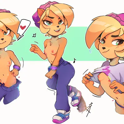 coco bandicoot, totally tubular coco (activision, crash bandicoot (series)) created by nuzly