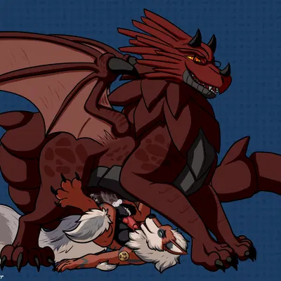 cookie (cookiewuff), mr. mordaut (jagex, kinktober) created by harikuran