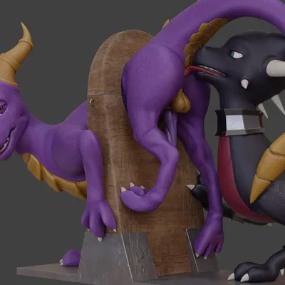 cynder, spyro (activision, european mythology) created by no-name-no-problem