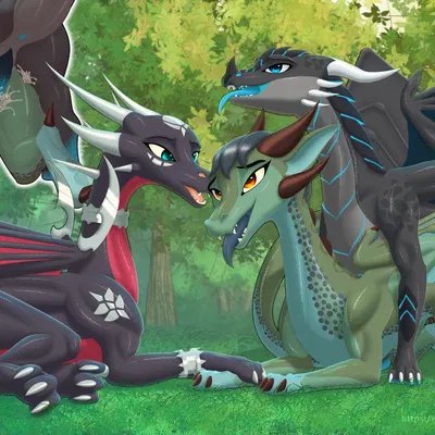 cynder, tilep (leopon276), xero (captainscales) (activision, european mythology) created by leopon276