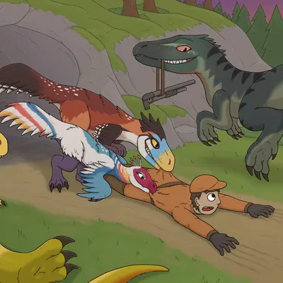 daisy (clever girls), prati (clever girls), sawyer (clever girls) (clever girls) created by strohdelfin