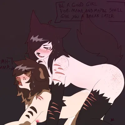 dakota (pup rika), tuna (kitty soda) created by kitty soda