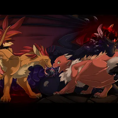 danneth, iro (duul), mana (manaaa) (european mythology, mythology) created by omez