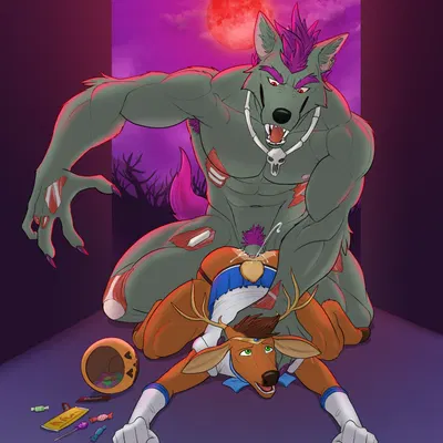 deerdigger (halloween, mythology) created by spelunker sal