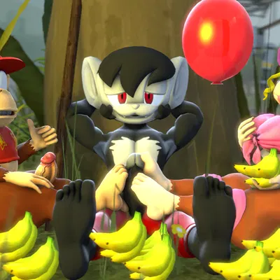 diddy kong, dixie kong, lire (doommusk) (donkey kong (series), nintendo) created by doommusk