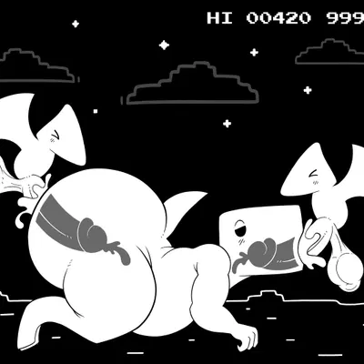 dinosaur (google chrome) (google, google chrome) created by itsme hilo