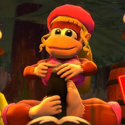 dixie kong, lire (doommusk) (donkey kong (series), nintendo) created by doommusk