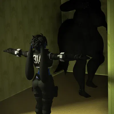 domi (domi3d), karelia (ace rattman) (the backrooms) created by domi3d