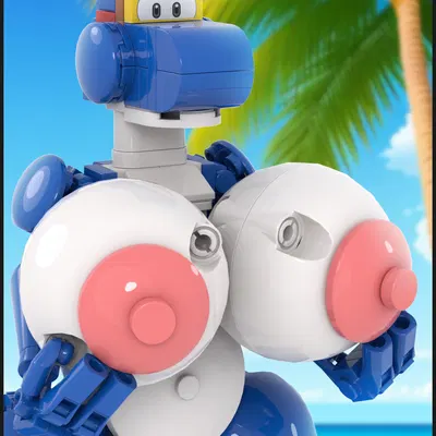 dorrie (lego, mario bros) created by thiccbrick