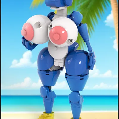 dorrie (lego, mario bros) created by thiccbrick