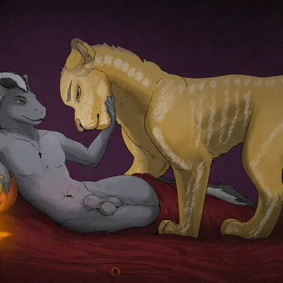 eisen (frostfur101), tab (thathornycat) (capitoline ranch, fallout) created by thathornycat