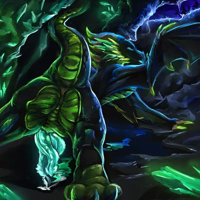 emerald (dergthedragon) (european mythology, mythology) created by tiothebeetle