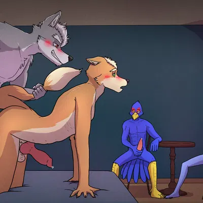 falco lombardi, fox mccloud, krystal (star fox) (nintendo, star fox) created by codyf0xx