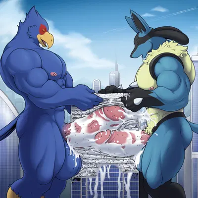 falco lombardi (nintendo, pokemon) created by corrsk