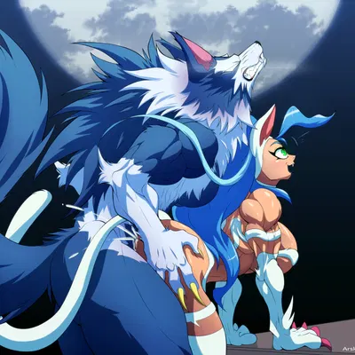 felicia (darkstalkers), jon talbain (capcom, darkstalkers) created by arskie198