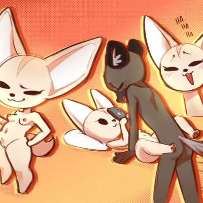 fenneko, haida (aggretsuko) (aggretsuko, sanrio) created by iseenudepeople