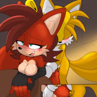 fiona fox, miles prower (archie comics, sega) created by neo x6