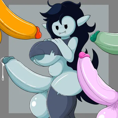 flame princess, huntress wizard, marceline abadeer (adventure time, cartoon network) created by poraka7