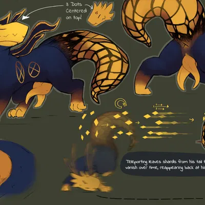 flicker (oc) (rain world, videocult) created by doeboi