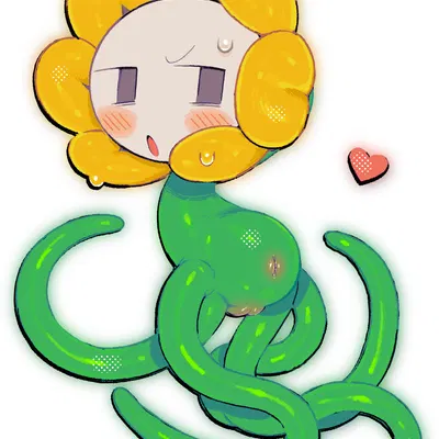 flowey the flower (undertale, undertale (series)) created by retsuzyohana