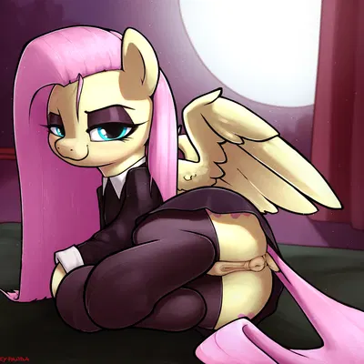 fluttershy (mlp) (friendship is magic, hasbro) created by whiskeypanda