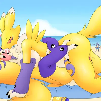 foxmon (dgfox) (bandai namco, digimon) created by dgfox