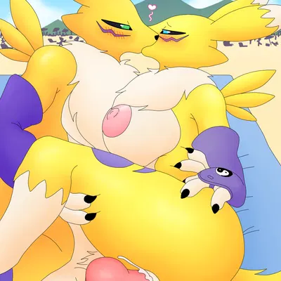 foxmon (dgfox) (bandai namco, digimon) created by dgfox