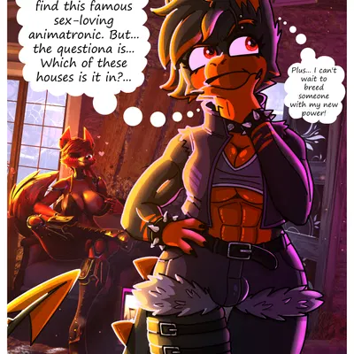 foxy (fnaf), yuna (danna nsfw270) (five nights at freddy's, mythology) created by danna nsfw270