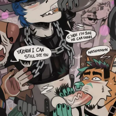 frisky (foxjxck), supercell (thefurryengineer) created by jerro