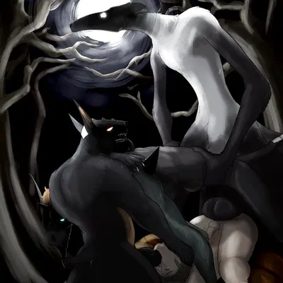 garth (himeros), gildebrandt (himeros), morse woods monster (himeros) (halloween, mythology) created by thedivinetemple