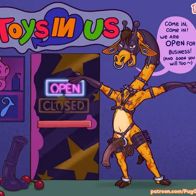 geoffrey the giraffe (toys "r" us) created by puggy