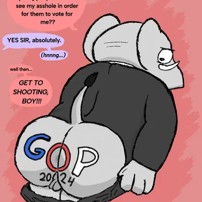 george o. pillsburry, republican elephant (2024 united states presidential election, republican party (usa)) created by mars zero