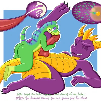 gex the gecko, spyro (activision, gex (series)) created by itsme hilo