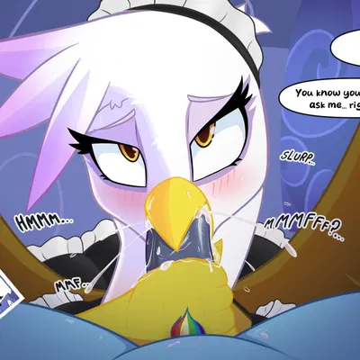 gilda (mlp), rainbow dash (mlp) (friendship is magic, hasbro) created by sunrise hooves