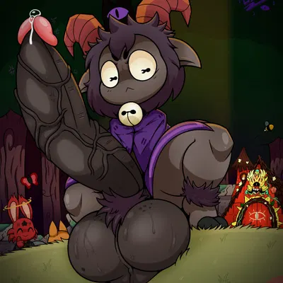 goat (cult of the lamb) (cult of the lamb, massive monster (studio)) created by electricsnowfox