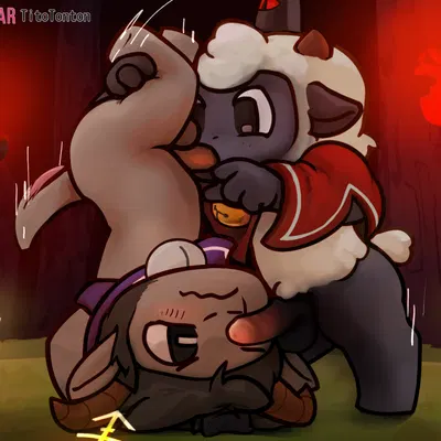 goat (cult of the lamb), lamb (cult of the lamb) (cult of the lamb, massive monster (studio)) created by tito-tonton