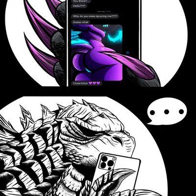 godzilla, tiamat (godzilla), tiamat (kaiju) (godzilla (series), monsterverse) created by znackyartz