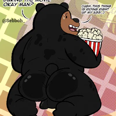 grizzly (we bare bears) (cartoon network, we bare bears) created by sebboh