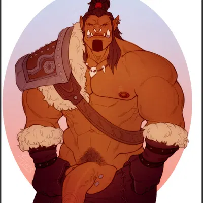 grommash hellscream (blizzard entertainment, warcraft) created by leelikessmut