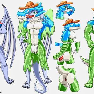 gummigoo (tadc) (glitch productions, mythology) created by xedrykthedragon