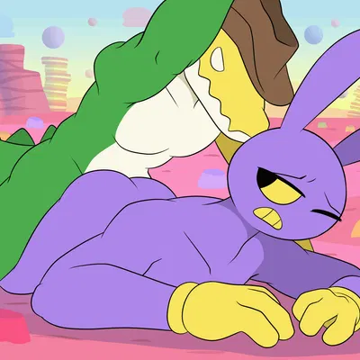 gummigoo (tadc), jax (tadc) (glitch productions, the amazing digital circus) created by fencydregin