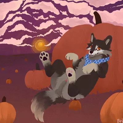 halloween created by birbobuzzle