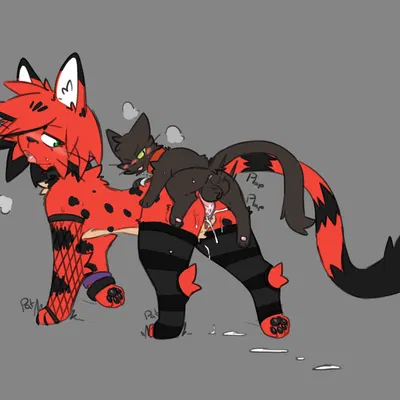 happy (lobotodoc), mae (shinyumbre) created by shinyumbre