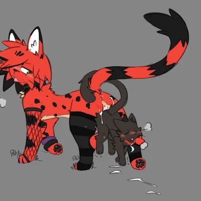 happy (lobotodoc), mae (shinyumbre) created by shinyumbre