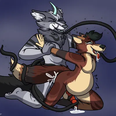 hideo (kurisu), kurisu coyote (kinktober) created by harikuran