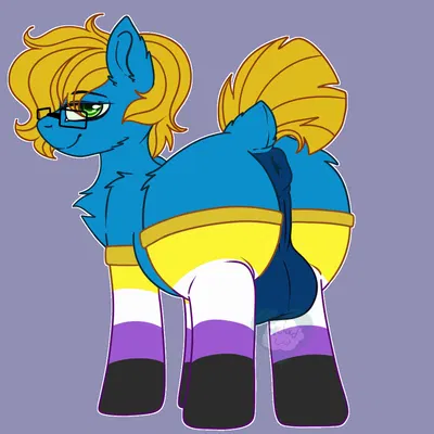 huckleberry meringue (hasbro, my little pony) created by alleymutt