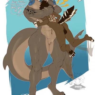 hyu, moxy (thepunkshark) created by hyucaze
